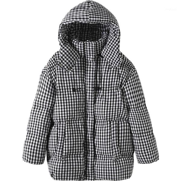 women's down & parkas women 2021 winter fashion puffer coat 90% loose white duck jacket thick warm plaid hooded snow outwear pocket, Black
women's down & parkas women 2021 winter fashion puffer coat 90% loose white duck jacket thick warm plaid hooded snow outwear pocket, Black