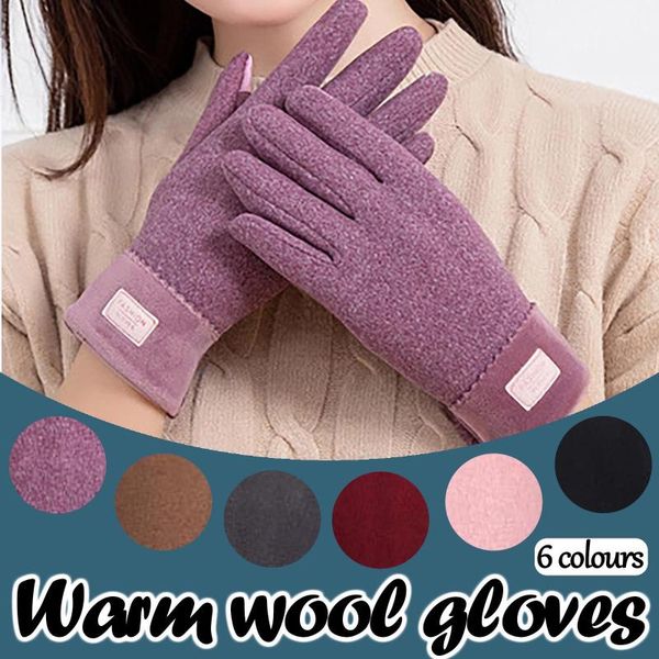 five fingers gloves mitts full finger mittens touch-screen women suede winter outdoor cozy velvet thicken warm windproof protective 1, Blue;gray
five fingers gloves mitts full finger mittens touch-screen women suede winter outdoor cozy velvet thicken warm windproof protective 1, Blue;gray