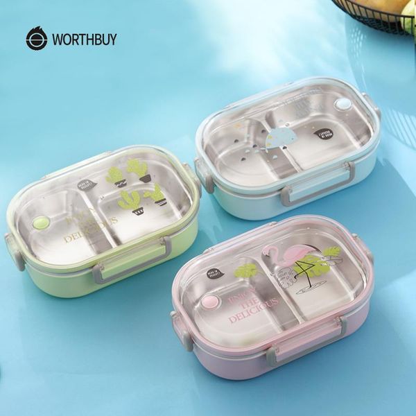 dinnerware sets worthbuy cartoon lunch box for kid japanese 304 stainless steel bento leak-proof children container
dinnerware sets worthbuy cartoon lunch box for kid japanese 304 stainless steel bento leak-proof children container