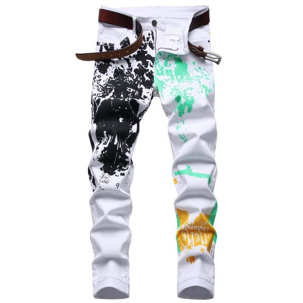 men's jeans 2021 autumn spring streetwear hip hop punk stretch skateboard moto bike trendy holes straight denim trouers, Blue
men's jeans 2021 autumn spring streetwear hip hop punk stretch skateboard moto bike trendy holes straight denim trouers, Blue