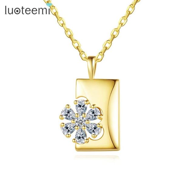 pendant necklaces luoteemi creative design gold-color link chain necklace daisy flower square jewelry for women christmas gifts friend, Silver
pendant necklaces luoteemi creative design gold-color link chain necklace daisy flower square jewelry for women christmas gifts friend, Silver