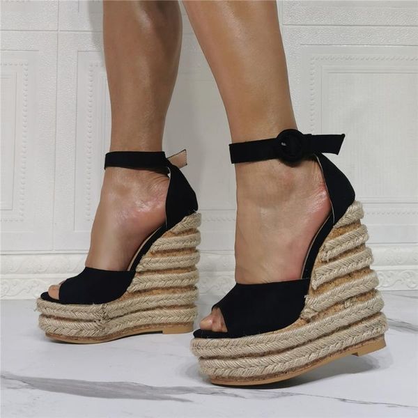 sandals bonjomarisa ins 2021 girls open toe platform straw heels summer peep party dress clubwear brand fashion shoes, Black
sandals bonjomarisa ins 2021 girls open toe platform straw heels summer peep party dress clubwear brand fashion shoes, Black