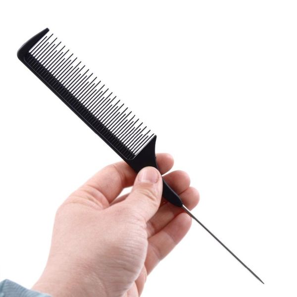 hair brushes 5pc metal pin tail combs hairdressers barbers black comb rat for styling hairdressing, Silver
hair brushes 5pc metal pin tail combs hairdressers barbers black comb rat for styling hairdressing, Silver