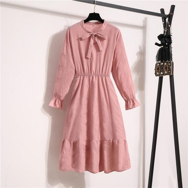 casual dresses 40# tie up lantern sleeve pleated dress women ruffle solid color long knee length elegant temperament, Black;gray
casual dresses 40# tie up lantern sleeve pleated dress women ruffle solid color long knee length elegant temperament, Black;gray