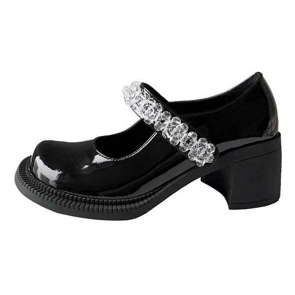 dress shoes black mary jane women retro spring 2021 high heels crystal increase thick heel french women's ladies
dress shoes black mary jane women retro spring 2021 high heels crystal increase thick heel french women's ladies