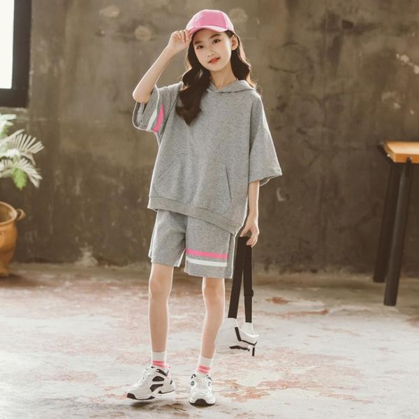 clothing sets teen girls summer hoodie casual sports wear clothes 10 12 year fashion shorts 2 pieces suits, White
clothing sets teen girls summer hoodie casual sports wear clothes 10 12 year fashion shorts 2 pieces suits, White