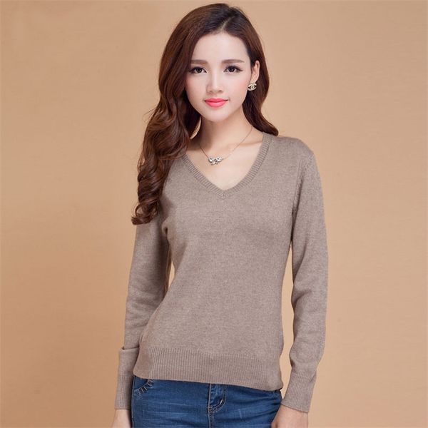 solid color fashion women's short wool sweater autumn and winter v-neck pullover cashmere long-sleeved sweater 210805, White;black
solid color fashion women's short wool sweater autumn and winter v-neck pullover cashmere long-sleeved sweater 210805, White;black