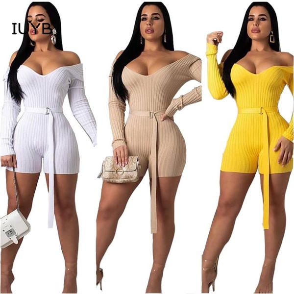 women's jumpsuits & rompers iuyb arm8118 v-neck lack-up bandage pant 2021 solid club play suits short pants long sleeves comfortable ju, Black;white
women's jumpsuits & rompers iuyb arm8118 v-neck lack-up bandage pant 2021 solid club play suits short pants long sleeves comfortable ju, Black;white