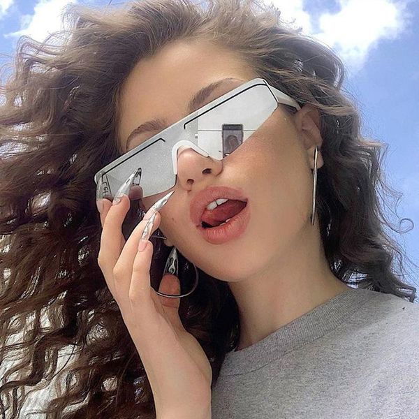 sunglasses small square rimless women retro polygon grey gradient sun glasses vintage lady summer style female eyewear uv400, White;black
sunglasses small square rimless women retro polygon grey gradient sun glasses vintage lady summer style female eyewear uv400, White;black