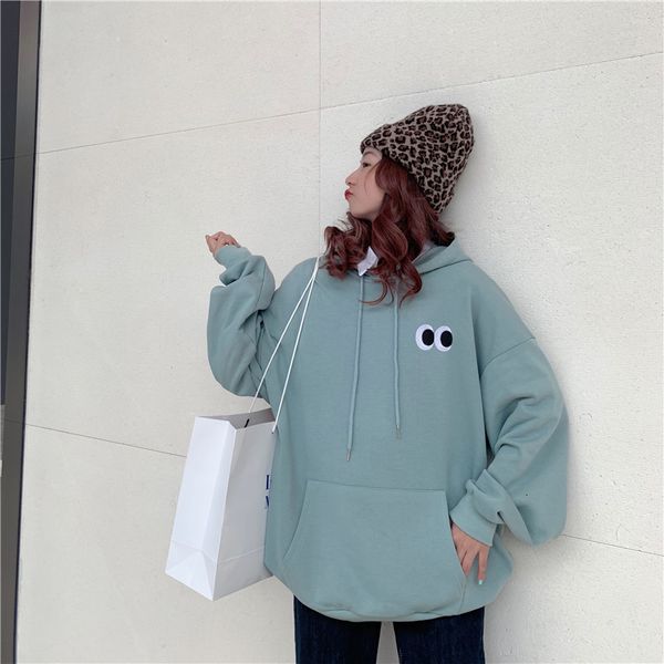 2021 women's autumn clothing new hooded cartoon print lazy style all-match loose sweatshirt for female students dl1g, Black
2021 women's autumn clothing new hooded cartoon print lazy style all-match loose sweatshirt for female students dl1g, Black