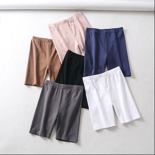 women cotton high waist elastic pure color slim short bikeshorts female drop shipping good quality, Black 
women cotton high waist elastic pure color slim short bikeshorts female drop shipping good quality, Black