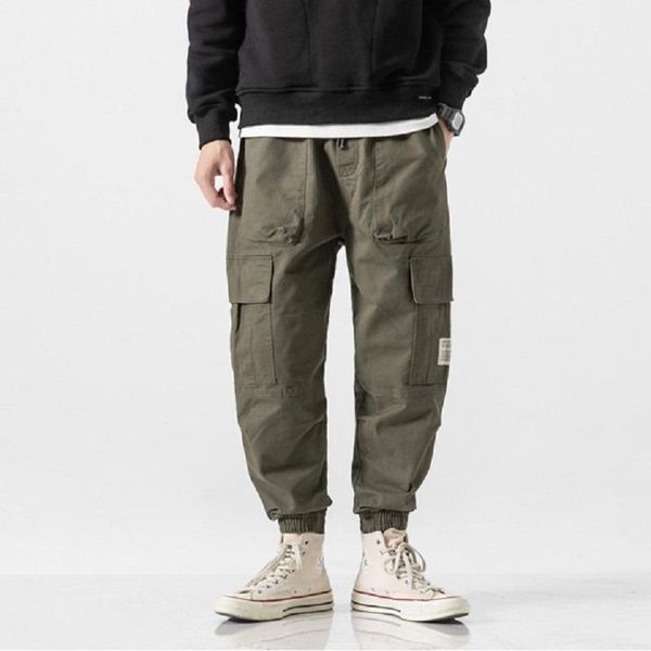 men's pants american retro multi-pocket cargo spring and autumn ins tide brand wild trousers trend closing feet men, Black
men's pants american retro multi-pocket cargo spring and autumn ins tide brand wild trousers trend closing feet men, Black
