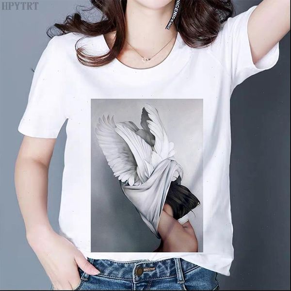 harajuku art feather print t shirt summer fashion womens short sleeve t shirt casual 0 collar white tshirt female
harajuku art feather print t shirt summer fashion womens short sleeve t shirt casual 0 collar white tshirt female
