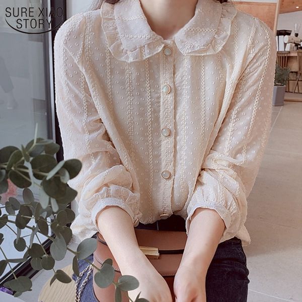 spring autumn western style doll collar fairy chiffon blouse long sleeve office women clothing blusas women ladies shirt 10351 210308, White
spring autumn western style doll collar fairy chiffon blouse long sleeve office women clothing blusas women ladies shirt 10351 210308, White