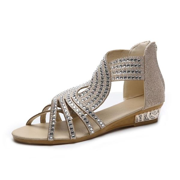 sandals 2021 summer women's comfortable mid-heel rhinestone fish mouth roman and slippers large size 36-43, Black
sandals 2021 summer women's comfortable mid-heel rhinestone fish mouth roman and slippers large size 36-43, Black