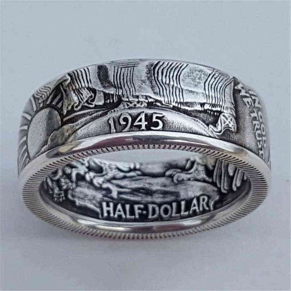 half dollar silver color coin rings for men vintage fashion punk jewelry mens antique wedding band engagement ring male gifts
half dollar silver color coin rings for men vintage fashion punk jewelry mens antique wedding band engagement ring male gifts