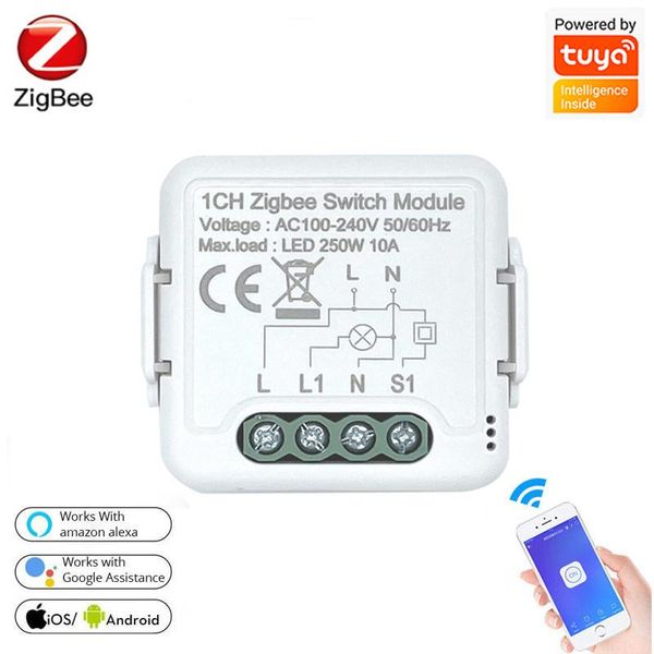 smart home control tuya zigbee switch relay module 1 gang remote light work with life alexa google
smart home control tuya zigbee switch relay module 1 gang remote light work with life alexa google