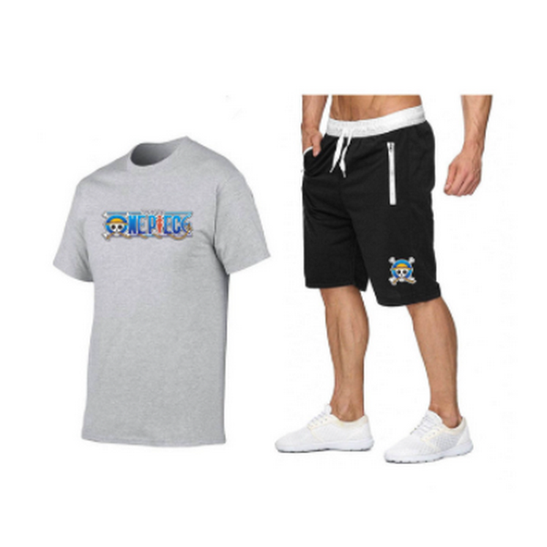 men's tracksuits 2021 summer printed pure cotton t-shirt + sports pants set running suit beach, Gray
men's tracksuits 2021 summer printed pure cotton t-shirt + sports pants set running suit beach, Gray
