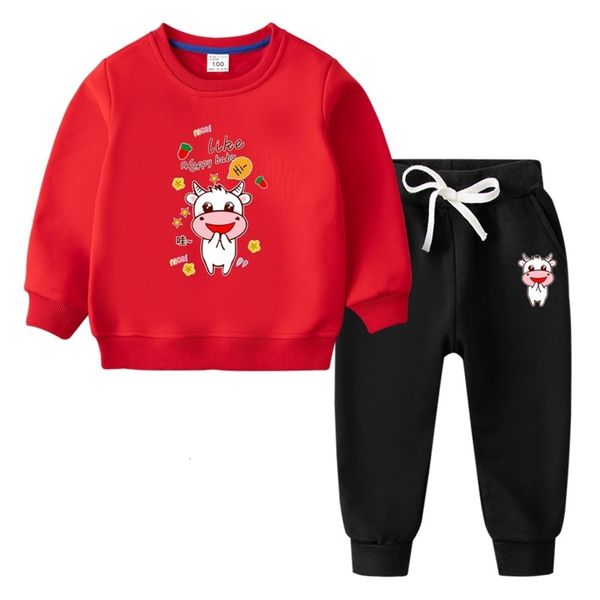 children's new year's autumn and winter suits composite velvet sweater two piece girls' clothes, White
children's new year's autumn and winter suits composite velvet sweater two piece girls' clothes, White