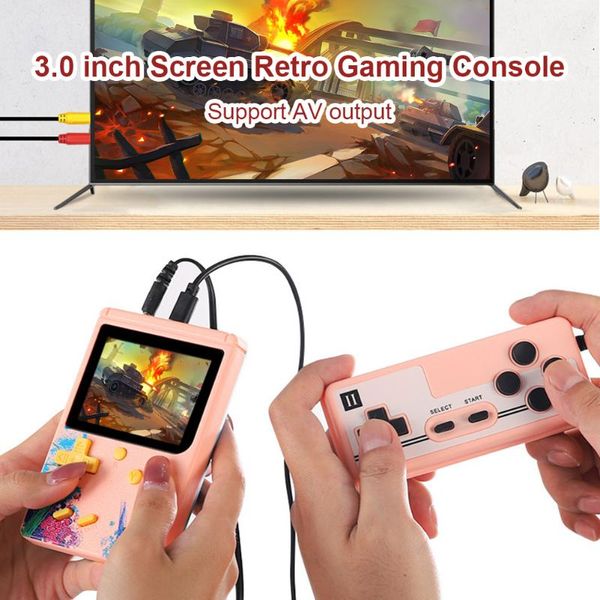 portable game players retro mini handheld video console 3.0 inch color lcd kids player built-in 500 support fc
portable game players retro mini handheld video console 3.0 inch color lcd kids player built-in 500 support fc