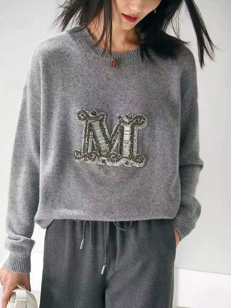 women's sweaters women cashmere woolen knitwear monogrammed pullover 0pwf, White;black
women's sweaters women cashmere woolen knitwear monogrammed pullover 0pwf, White;black