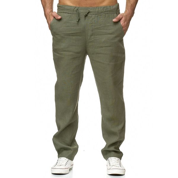 men retrieve long linen cato casual loose effen color random elastic drawing cord straight broek soft clothing, Black
men retrieve long linen cato casual loose effen color random elastic drawing cord straight broek soft clothing, Black