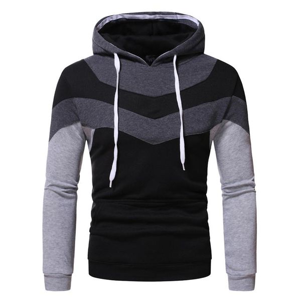 men's hoodies & sweatshirts solid color splicing men casual long sleeve hooded drawstring male autumn pullover tracksuits cotton s, Black
men's hoodies & sweatshirts solid color splicing men casual long sleeve hooded drawstring male autumn pullover tracksuits cotton s, Black