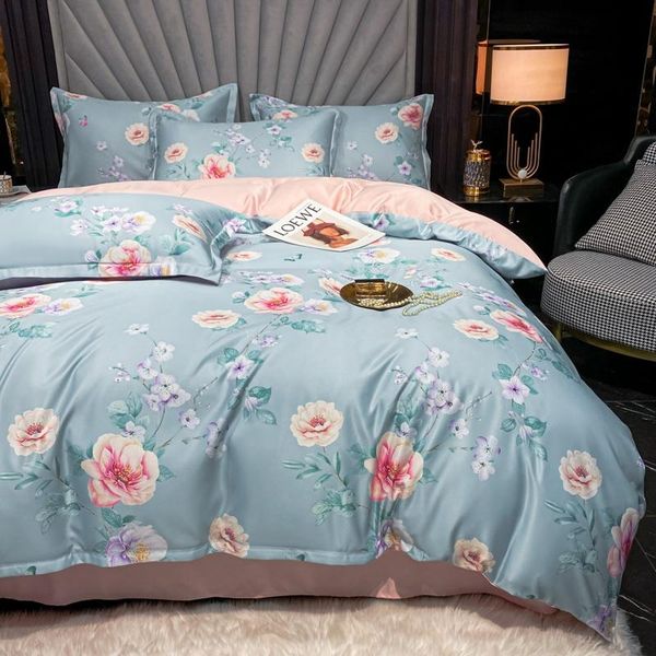 bedding sets nordic cyan floral leaf silky egyptian cotton duvet cover bedsheet pillowcases 4pcs comforter case bed
bedding sets nordic cyan floral leaf silky egyptian cotton duvet cover bedsheet pillowcases 4pcs comforter case bed
