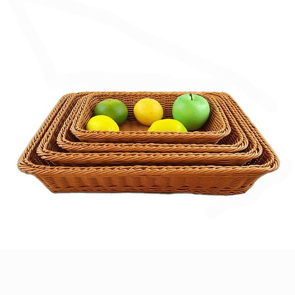 storage baskets hand-woven rectangular hollow fruit vegetable basket tray imitated rattan picnic snack food dishes drying
storage baskets hand-woven rectangular hollow fruit vegetable basket tray imitated rattan picnic snack food dishes drying