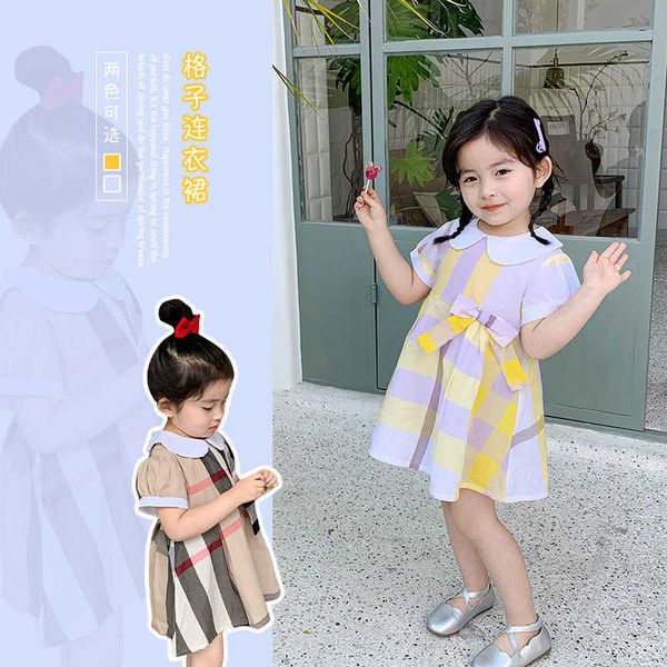 brand girls plaid princess dress spring designer kids cotton clothes children doll lapel long sleeve lattice dress a2209, Red;yellow
brand girls plaid princess dress spring designer kids cotton clothes children doll lapel long sleeve lattice dress a2209, Red;yellow