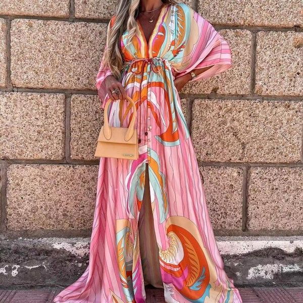 casual dresses beach dress women short sleeve printing long female v neck plus size summer midi fashion vestido feminino 2021, Black;gray
casual dresses beach dress women short sleeve printing long female v neck plus size summer midi fashion vestido feminino 2021, Black;gray