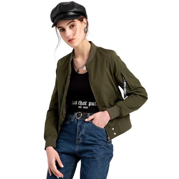women's jackets 2021 autumn jacket fashion trend stand-up collar urban casual cotton coat baseball uniform, Black;brown
women's jackets 2021 autumn jacket fashion trend stand-up collar urban casual cotton coat baseball uniform, Black;brown