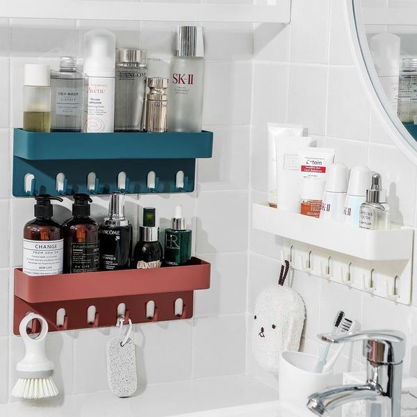 hooks & rails punch wall kitchen bathroom shelves shelf with hook accessories shampoo shower holder storage rack organizer
hooks & rails punch wall kitchen bathroom shelves shelf with hook accessories shampoo shower holder storage rack organizer