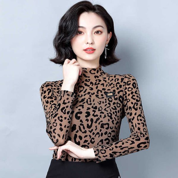 korean women blouses shirts woman leopard blouse shirt long sleeve mesh plus size blusas mujer de moda 210604, White
korean women blouses shirts woman leopard blouse shirt long sleeve mesh plus size blusas mujer de moda 210604, White