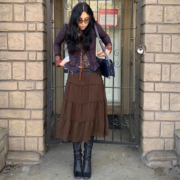 skirts mesh ruffle fashion women y2k high waist midi skirt 90s aesthetics fairy e-girl streetwear party harajuku casual, Black
skirts mesh ruffle fashion women y2k high waist midi skirt 90s aesthetics fairy e-girl streetwear party harajuku casual, Black