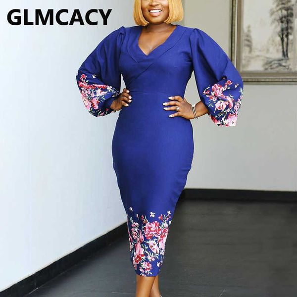 long sleeve v neck bodycon midi dress elegant slim office ladies floral dresses 210702, Black;gray
long sleeve v neck bodycon midi dress elegant slim office ladies floral dresses 210702, Black;gray