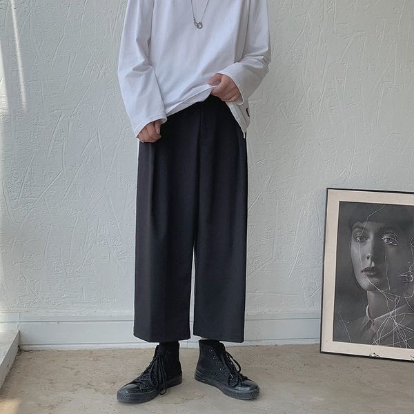 men's pants summer wide-leg fashion black thin casual men streetwear korean loose hip-hop straight-leg mens m-2xl 026i
men's pants summer wide-leg fashion black thin casual men streetwear korean loose hip-hop straight-leg mens m-2xl 026i