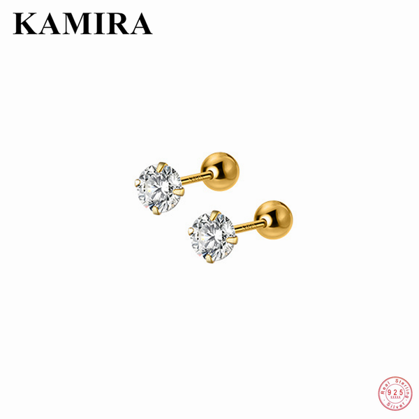 stud kamira 925 sterling silver cute luxury shiny circle zircon spiral bead piercing earrings for women teen simple jewelry gift, Golden;silver
stud kamira 925 sterling silver cute luxury shiny circle zircon spiral bead piercing earrings for women teen simple jewelry gift, Golden;silver