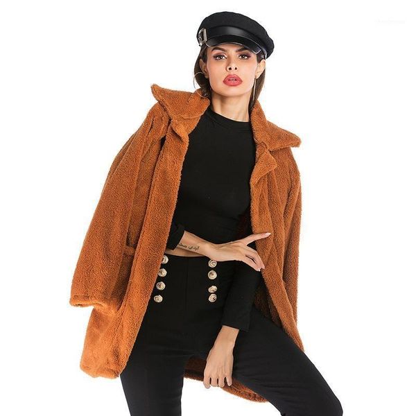fleece casual wool coats for women zipper solid color autumn woolon coat classic chic overcoat female women's & blends, Black
fleece casual wool coats for women zipper solid color autumn woolon coat classic chic overcoat female women's & blends, Black