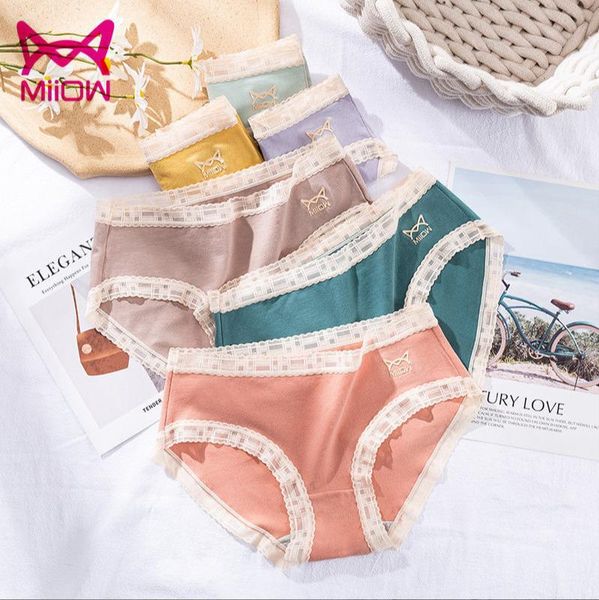 women's panties miiow underwear ladies pure cotton graphene antibacterial crotch seamless mid-waist breathable student girl briefs, Black;pink 
women's panties miiow underwear ladies pure cotton graphene antibacterial crotch seamless mid-waist breathable student girl briefs, Black;pink
