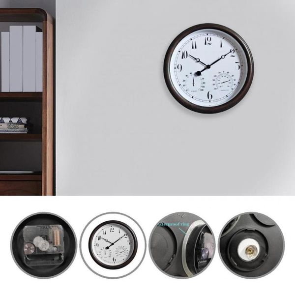 wall clocks hanging clock european style brown delicate useful temperature display
wall clocks hanging clock european style brown delicate useful temperature display