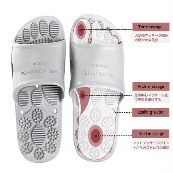 slippers summer indoor non-slip massage shoes solid soft bottom couple home sandals men point 5z, Black
slippers summer indoor non-slip massage shoes solid soft bottom couple home sandals men point 5z, Black