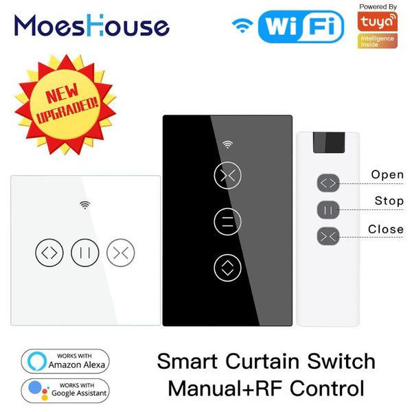 smart home control us eu wifi rf433 touch curtain roller blinds motor switch tuya life app remote works with alexa google
smart home control us eu wifi rf433 touch curtain roller blinds motor switch tuya life app remote works with alexa google