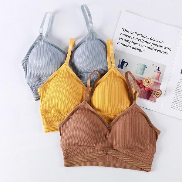 bras ladies tank female active lingerie cotton padded summer knitted girls bra women's tube, Red;black
bras ladies tank female active lingerie cotton padded summer knitted girls bra women's tube, Red;black