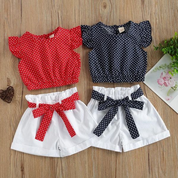 clothing sets 1-5y toddler kids baby girl sleeve dot blouse high waist shorts bottom 2pcs outfits summer clothes set, White
clothing sets 1-5y toddler kids baby girl sleeve dot blouse high waist shorts bottom 2pcs outfits summer clothes set, White