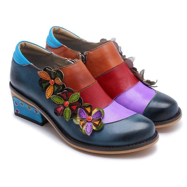 dress shoes vintage flat women 2021 genuineleather bohemian jacquard patchwork zipper flats retro casual ladies woman, Black
dress shoes vintage flat women 2021 genuineleather bohemian jacquard patchwork zipper flats retro casual ladies woman, Black