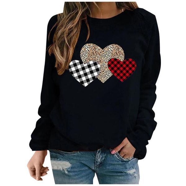 women's hoodies & sweatshirts in stock plaid heart printed women fleece long sleeve o neck loose hoodie pullovers winter sweatshirt gir, Black
women's hoodies & sweatshirts in stock plaid heart printed women fleece long sleeve o neck loose hoodie pullovers winter sweatshirt gir, Black