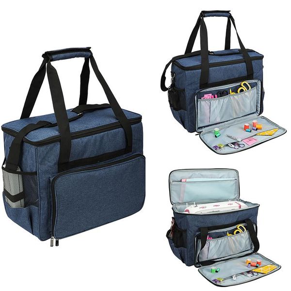 large sewing machine bag multi-functional gray color storage bag tote portable travel home organizer for sewing accessories
large sewing machine bag multi-functional gray color storage bag tote portable travel home organizer for sewing accessories