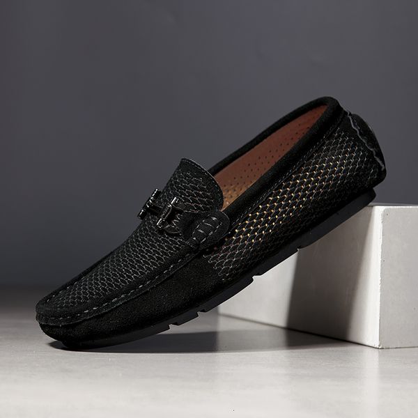 dress shoes size 37-46 breathable suede leather loafers men flat men's classic driving fashion casual summer moccasins mvpn, Black
dress shoes size 37-46 breathable suede leather loafers men flat men's classic driving fashion casual summer moccasins mvpn, Black