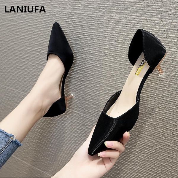 dress shoes fashion women high heels pointed toe classics shallow slip on thin pumps party woman mujer, Black
dress shoes fashion women high heels pointed toe classics shallow slip on thin pumps party woman mujer, Black